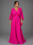 Vestido Clásico Elegante Mujer Invitada de Bodas | Luna Cruz