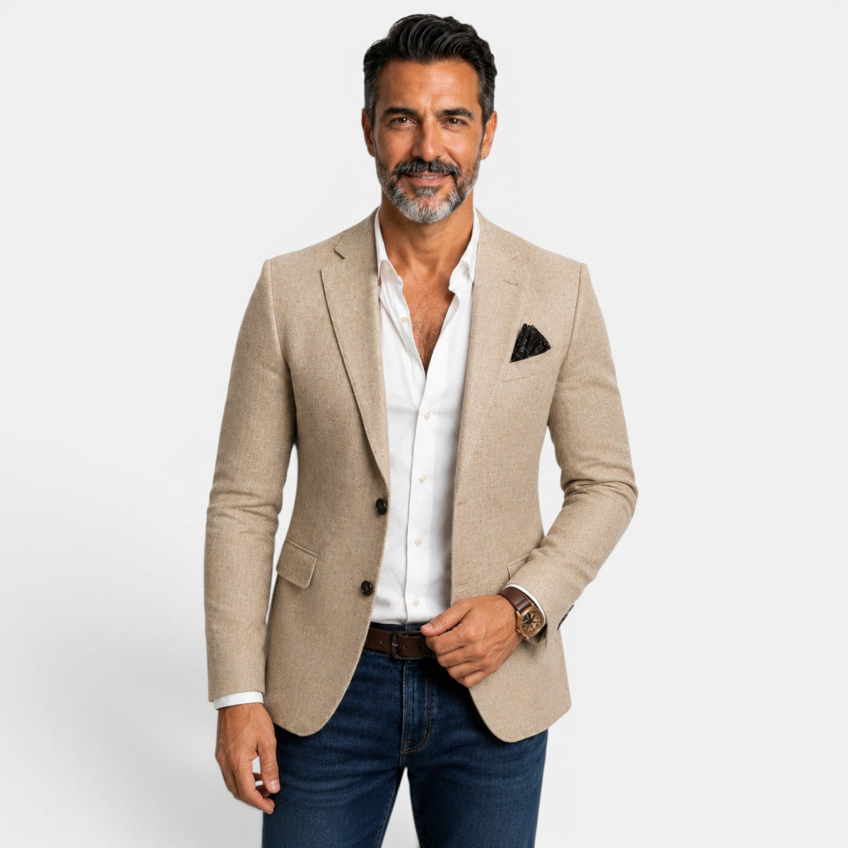 Chaqueta Blazer para Hombre Casual Estampada