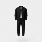 Conjunto de chaqueta y pantalón para hombre de mezcla de algodón: corte slim