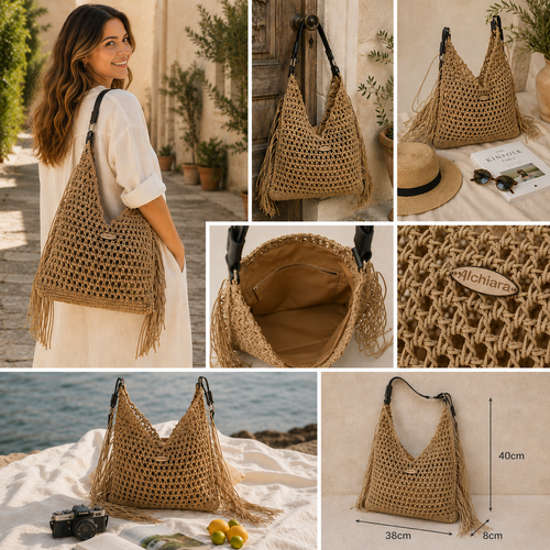 Bolso Playa Artesanal Boho | Alchiara