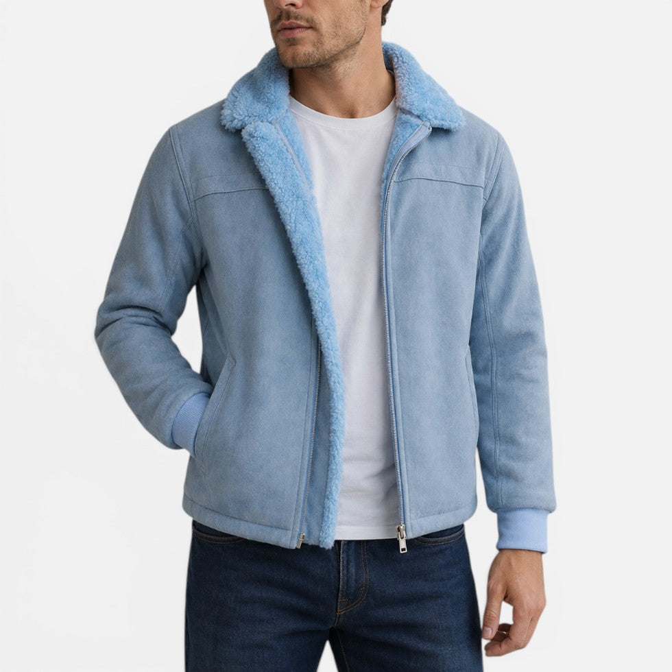 Chaqueta de Invierno para Hombre con Forro Polar y Cuello de Borreguito | Felix