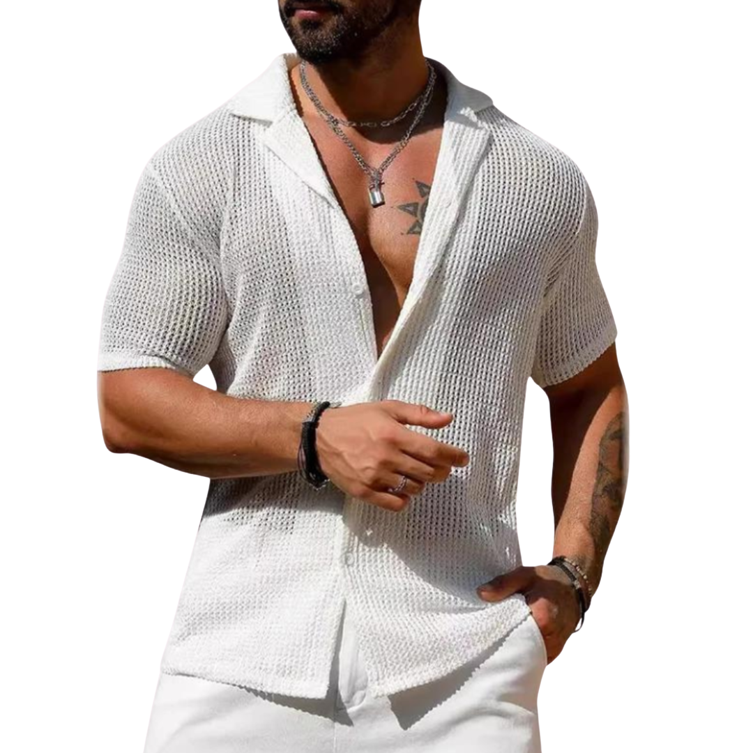 Camisa calada de manga corta | Rodri
