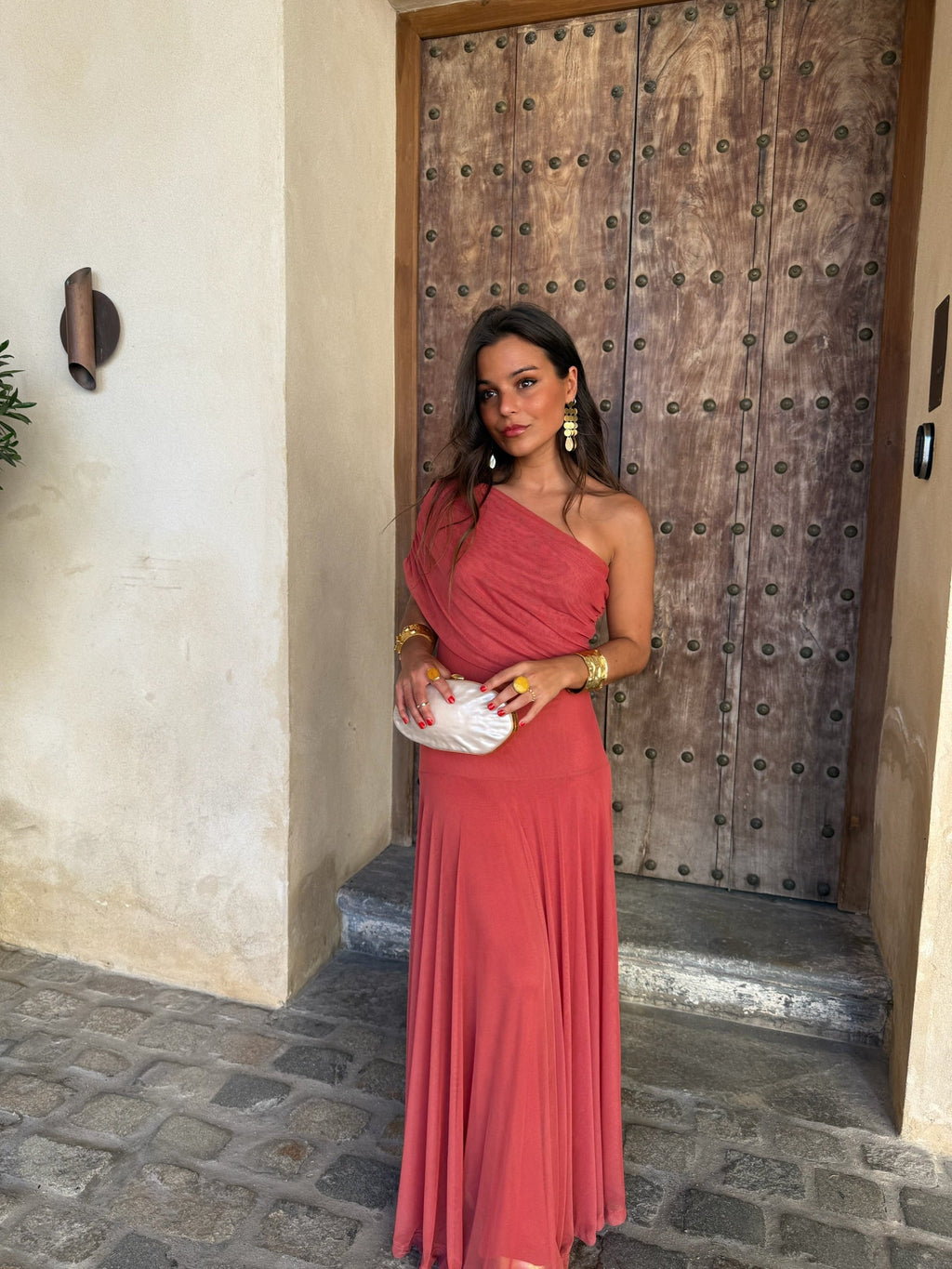Vestido de Toledo en rosa | Valentina
