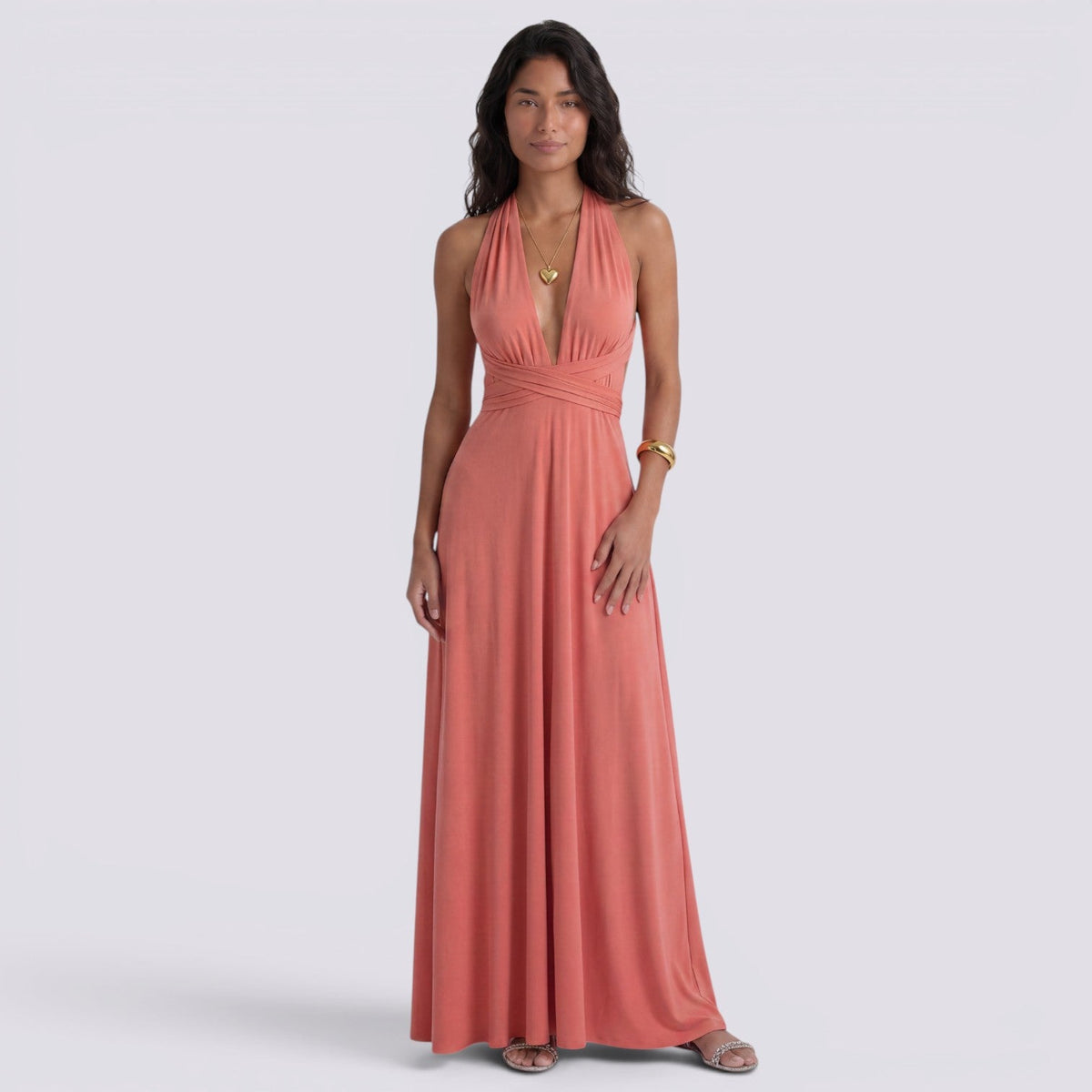 Vestido Largo Multiposición Mujer para Fiestas y Bodas | Maxi Elegante