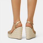 Sandalias Cuña Verano Mujer