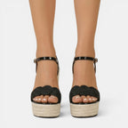 Sandalias Cuña Verano Mujer