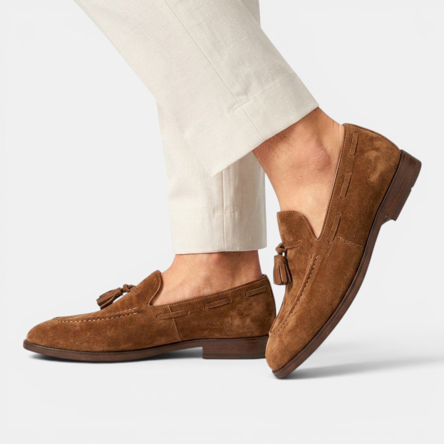 Mocasines Hombre Piel Nobuck