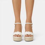 Sandalias Cuña Verano Mujer