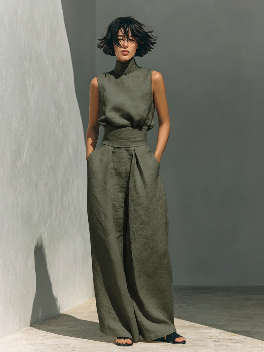 Conjunto amplio minimalista para mujer | Maria