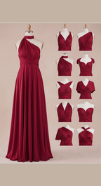 Vestido Largo Multiposición para Invitada de Boda | Casiopea