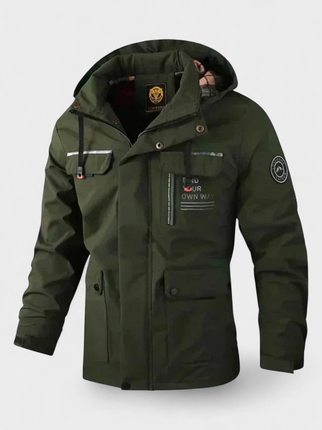 Chaqueta de Invierno Hombre con Capucha Acolchada | Harden™