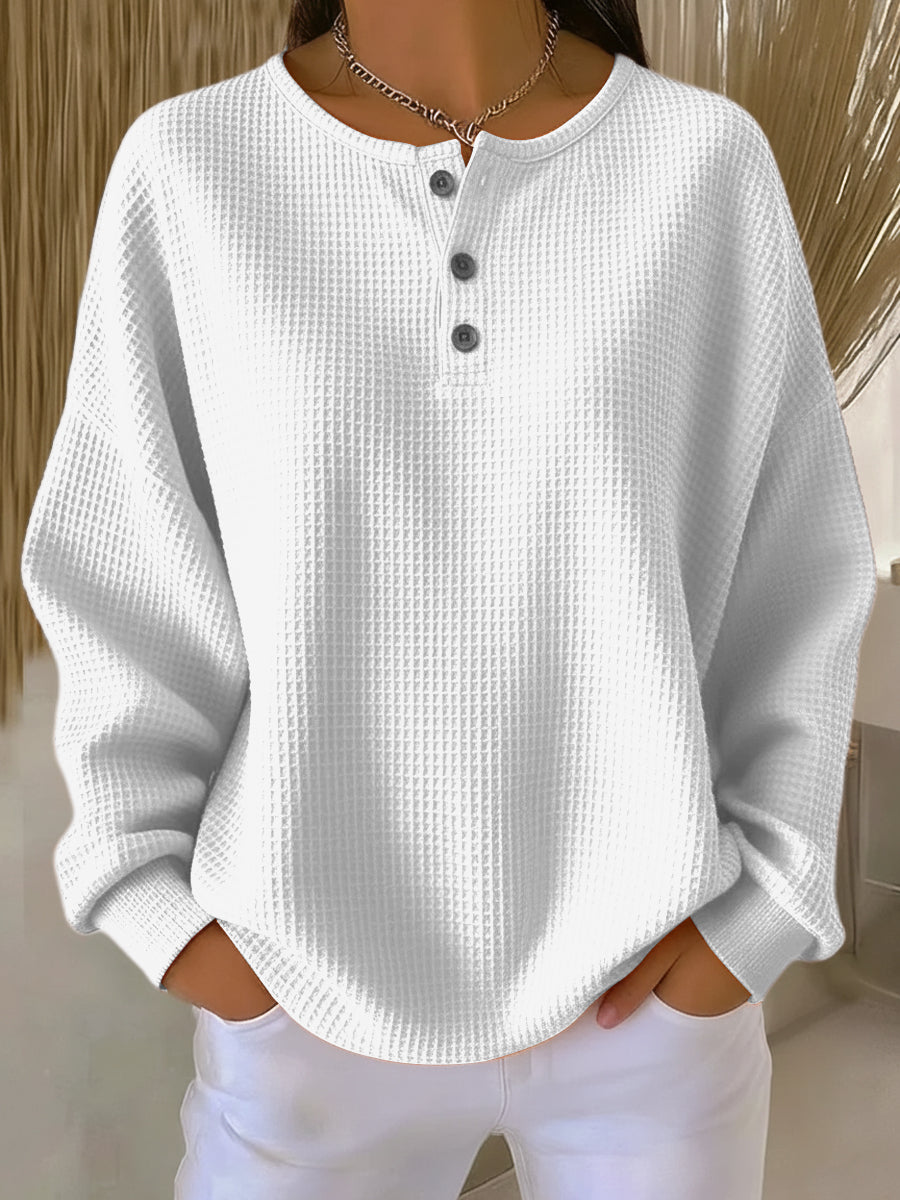 Jersey de Punto Gofre Mujer Liso | Marta