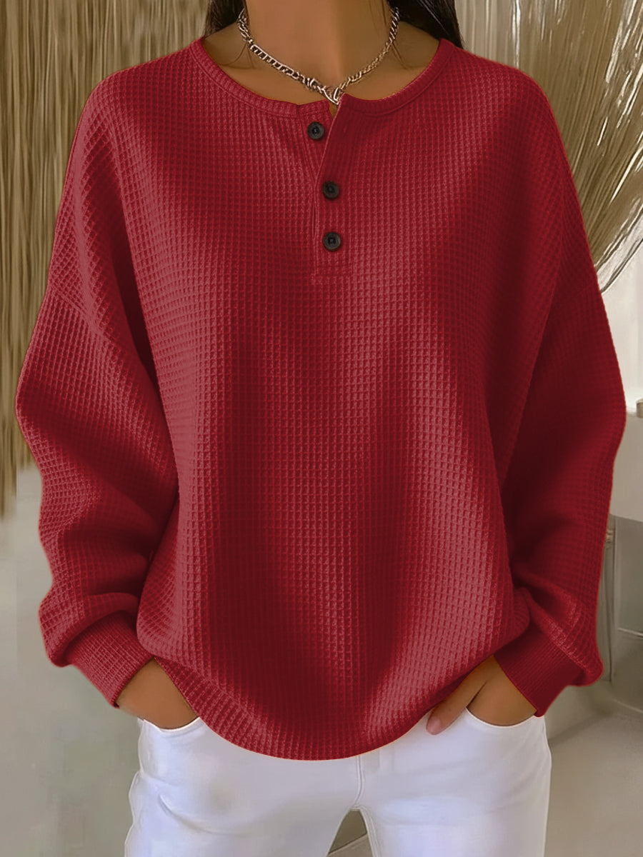 Jersey de Punto Gofre Mujer Liso | Marta