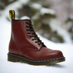 Botas con Cordones Unisex de Piel Sintética y Suela de Goma