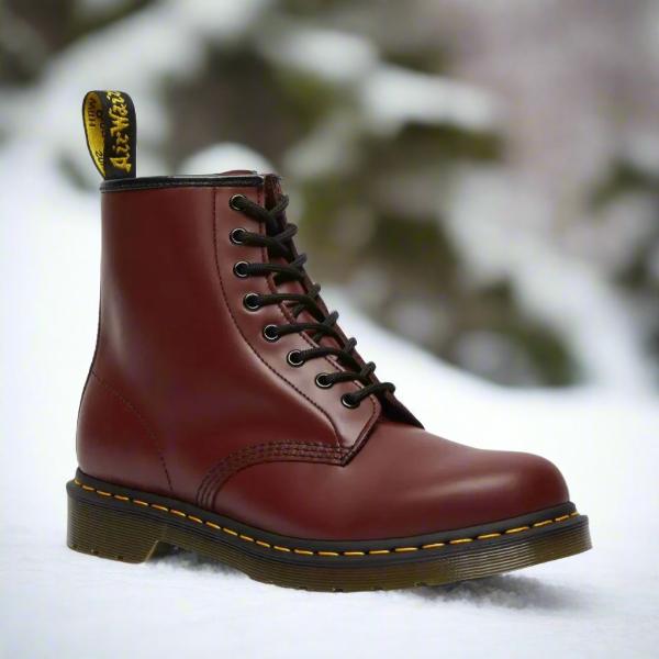 Botas con Cordones Unisex de Piel Sintética y Suela de Goma