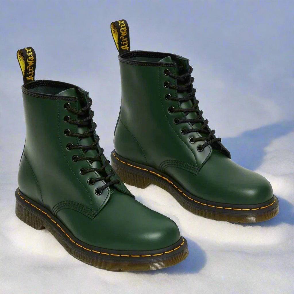 Botas con Cordones Unisex de Piel Sintética y Suela de Goma