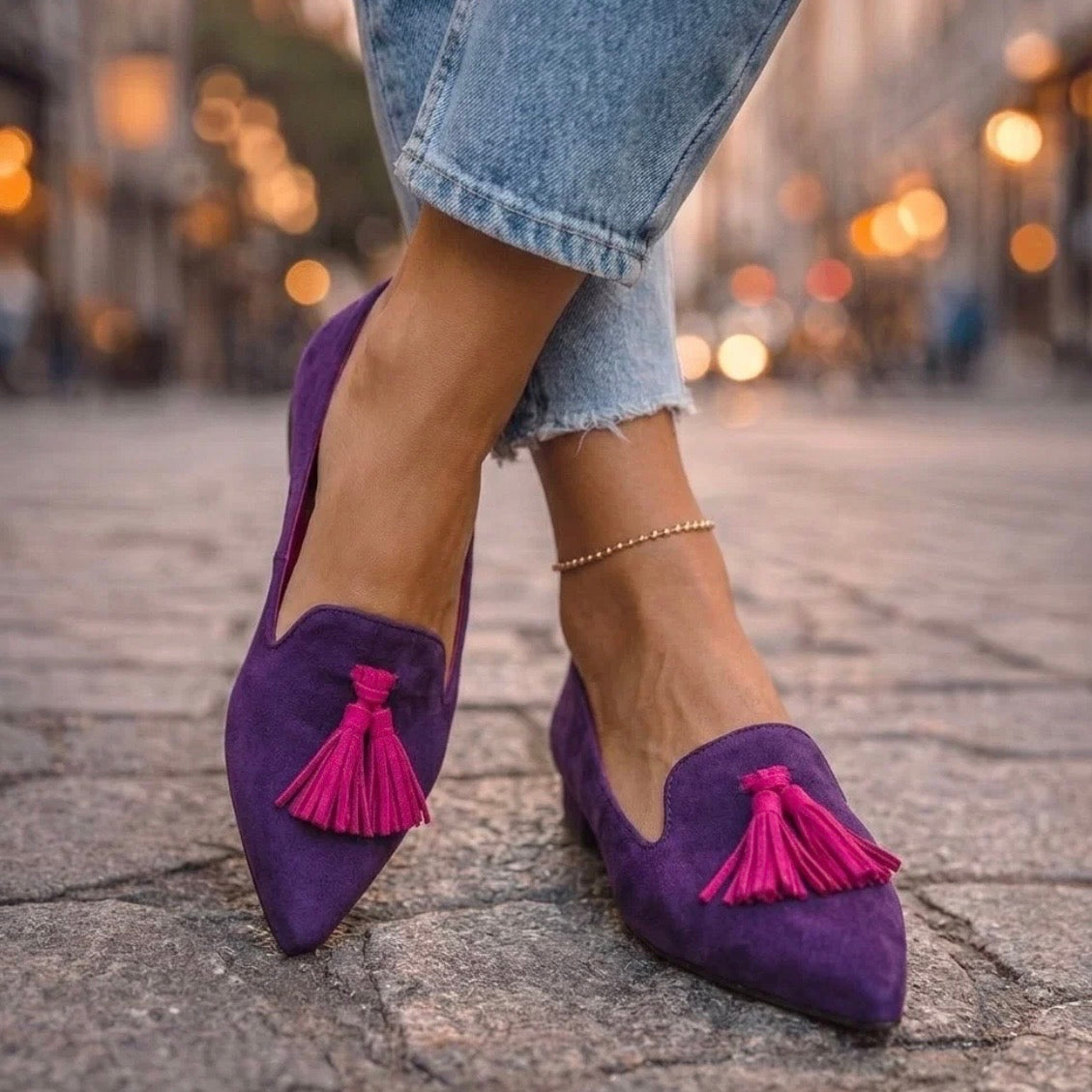 Bailarinas Punta Mujer Estampado Leopardo | Livia