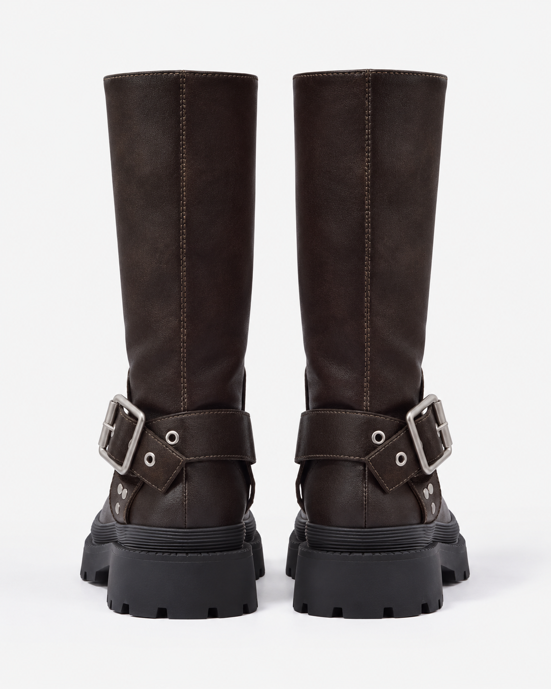 Botas Altas con Hebillas para Mujer