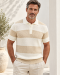Polo de Punto de Manga Corta para Hombre – Estilo Casual