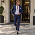 Traje Slim Fit Hombre Chaqueta y Pantalón a Juego Elegante | Rodrigo