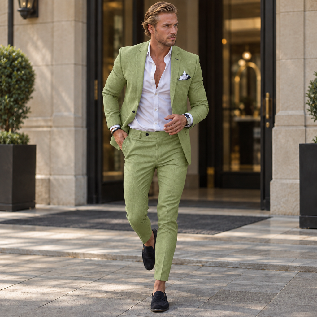 Traje Slim Fit Hombre Chaqueta y Pantalón a Juego Elegante | Rodrigo