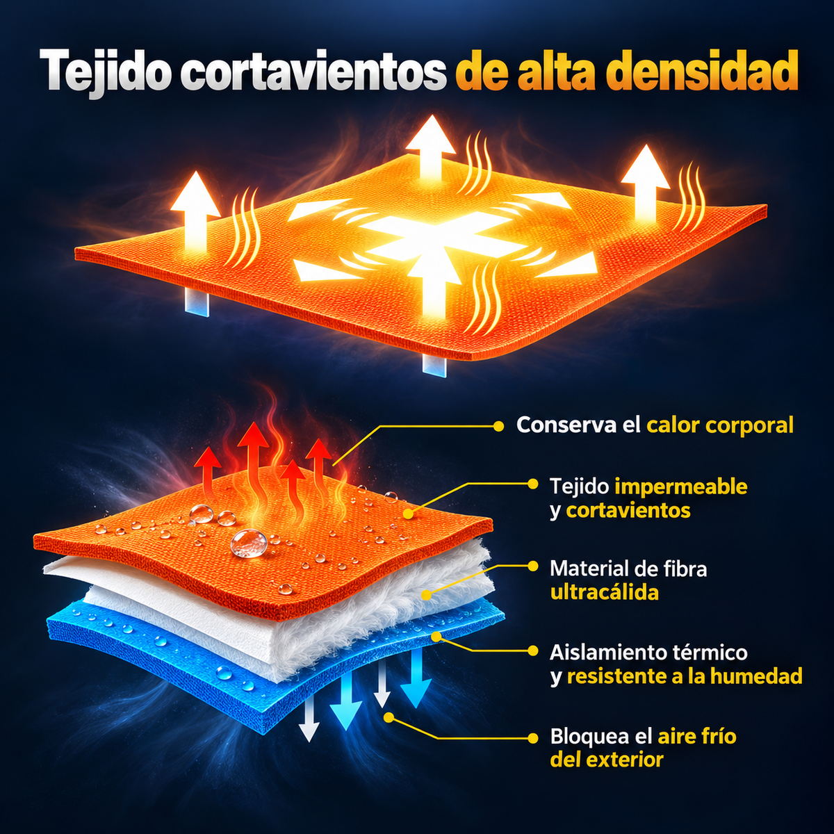 Pantalón Montaña Hombre Térmico Cortavientos Elástico | Bruno