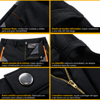Pantalón Montaña Hombre Térmico Cortavientos Elástico | Bruno