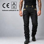 Pantalón Vaquero Moto con Protecciones Rodilla y Cadera | Marco