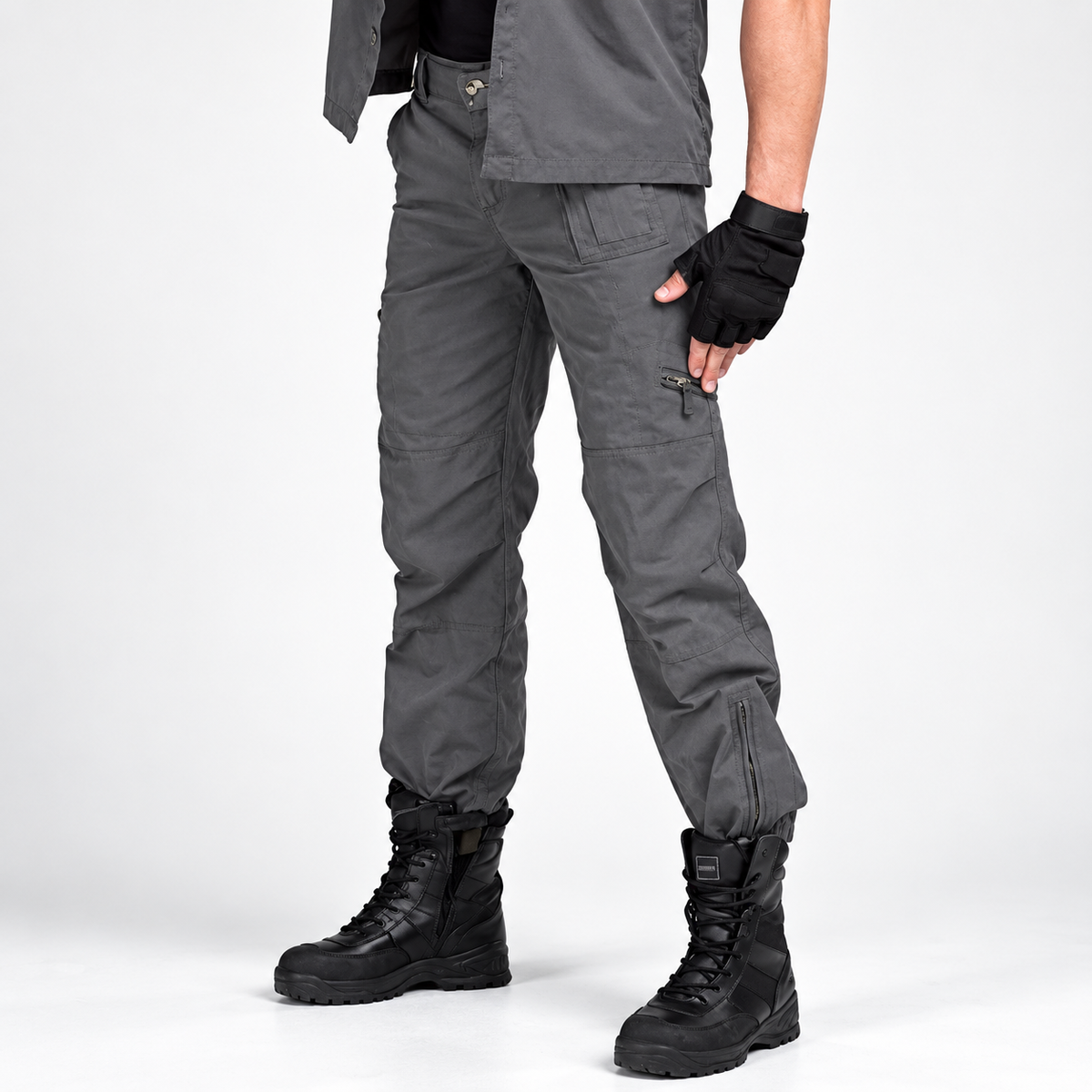 Pantalón Cargo Hombre Algodón Multibolsillos Casual | Diego