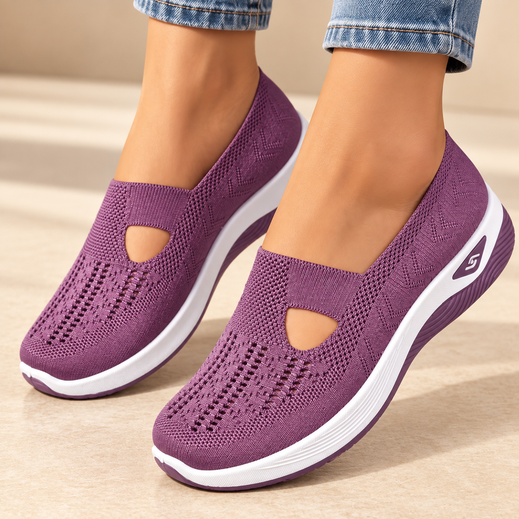 Zapatillas Sin Cordones Transpirables Mujer Suela Acolchada | Alma