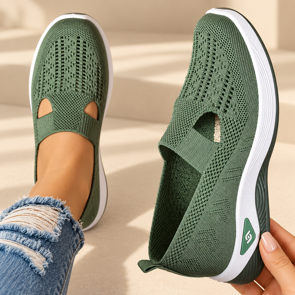 Zapatillas Sin Cordones Transpirables Mujer Suela Acolchada | Alma