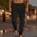 Pantalones Lino Hombre Transpirable