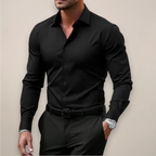 Camisa Vestir Hombre Manga Larga Botones Cuello Clásico | Javier