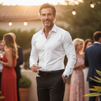 Camisa Vestir Hombre Manga Larga Botones Cuello Clásico | Javier