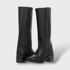 Botas Altas Elegantes Suela Estructurada Mujer | Luna Cruz