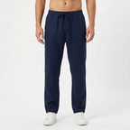 Pantalones de Lino Hombre con Cintura Elástica y Pernera Recta | Lucas