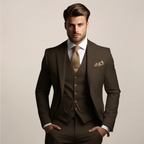 Traje Tres Piezas Boda Hombre Transpirable Primavera | Valmonty Premium