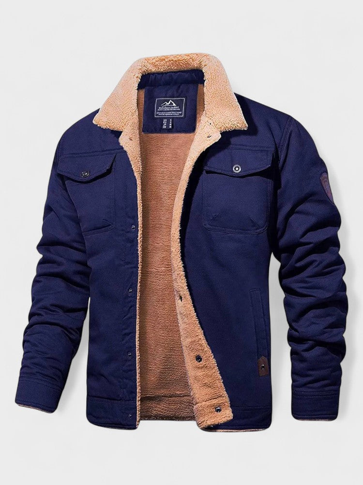 Chaqueta Bomber con Borrego Hombre Casual | Mount™