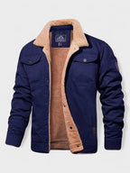 Chaqueta Bomber con Borrego Hombre Casual | Mount™