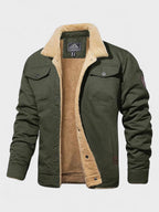 Chaqueta Bomber con Borrego Hombre Casual | Mount™