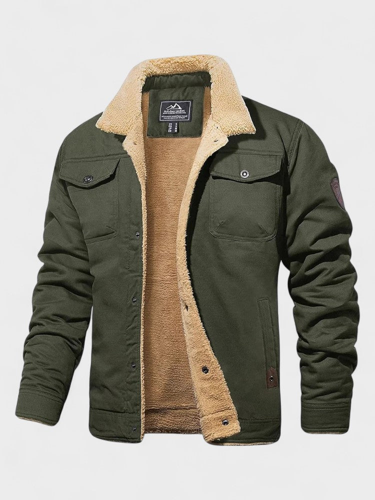 Chaqueta Bomber con Borrego Hombre Casual | Mount™