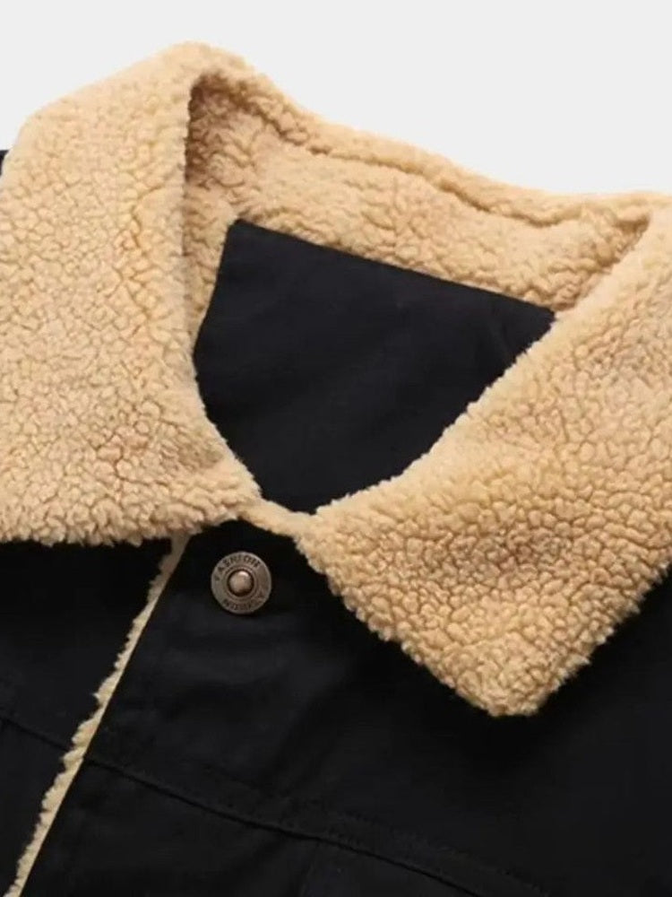 Chaqueta Bomber con Borrego Hombre Casual | Mount™