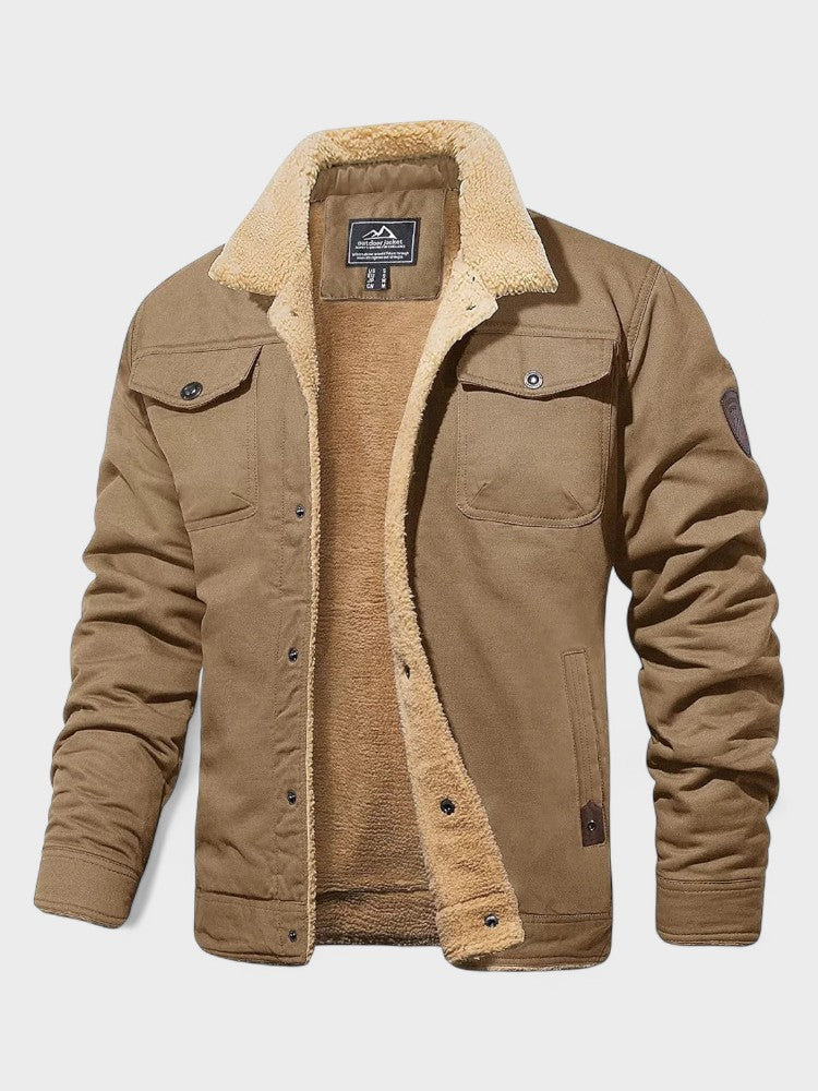 Chaqueta Bomber con Borrego Hombre Casual | Mount™