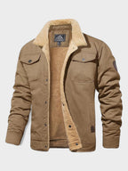 Chaqueta Bomber con Borrego Hombre Casual | Mount™