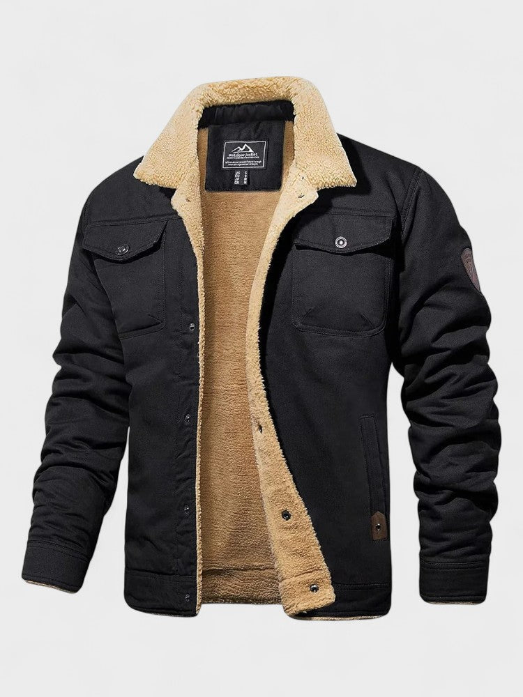 Chaqueta Bomber con Borrego Hombre Casual | Mount™