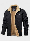 Chaqueta Bomber con Borrego Hombre Casual | Mount™