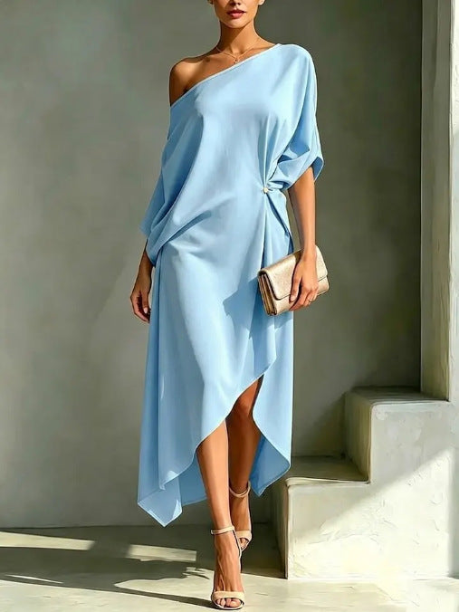 Vestido elegante asimétrico | Camila