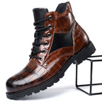 Botas Efecto Piel de Cocodrilo para Hombre | Dante