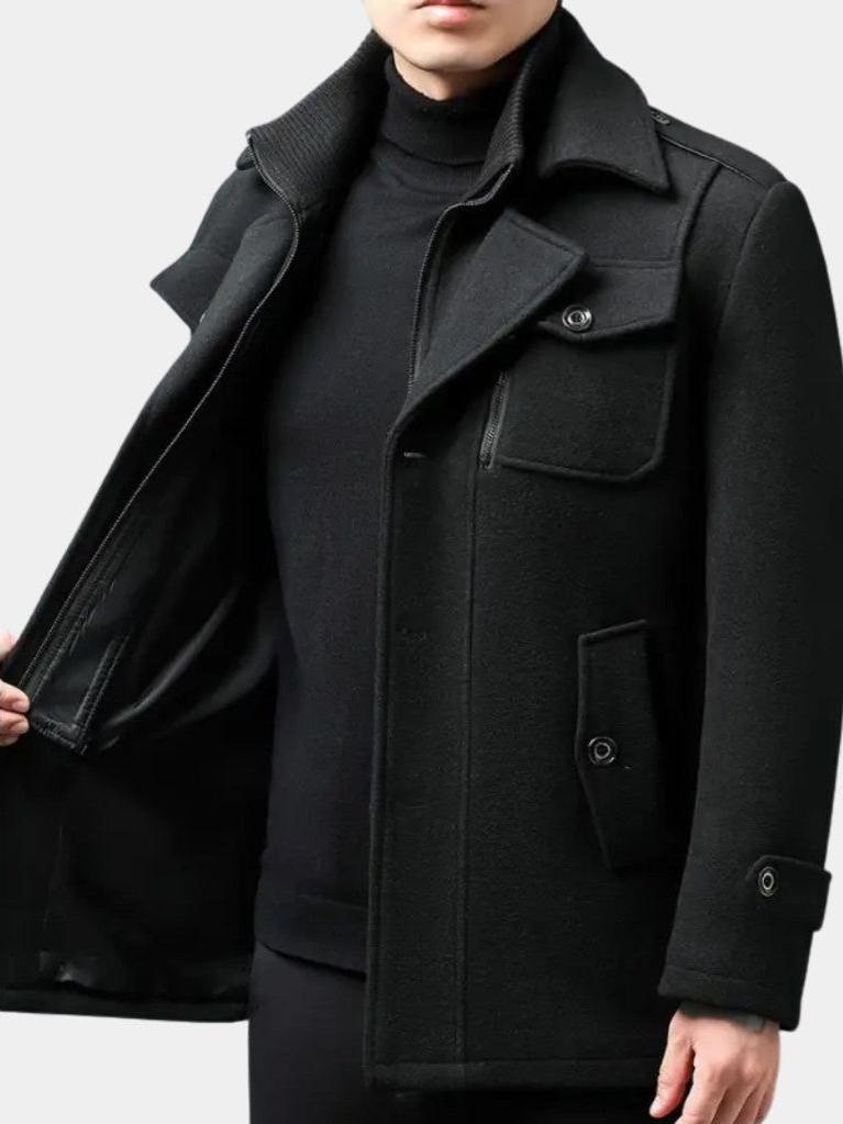 Abrigo de Invierno Hombre Elegante Clásico | Oliver™