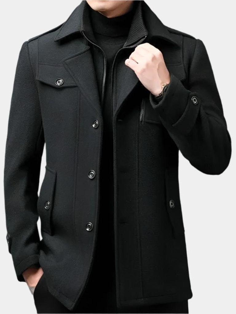 Abrigo de Invierno Hombre Elegante Clásico | Oliver™